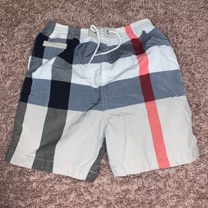 Burberry swim trunks size 3y